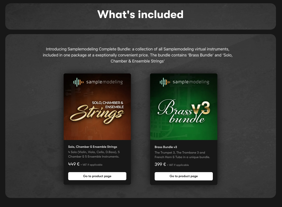 Samplemodeling Complete Bundle